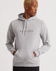 BRIXTON ALPHA LINE HOOD - HEATHER GREY - The Drive Skateshop