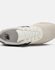 NEW BALANCE ALL COAST 55 WHITE/BURGUNDY - The Drive Skateshop