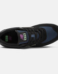 NEW BALANCE 574 BLACK/NAVY - The Drive Skateshop