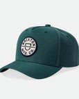 BRIXTON CREST C MP SNAPBACK SPRUCE - The Drive Skateshop
