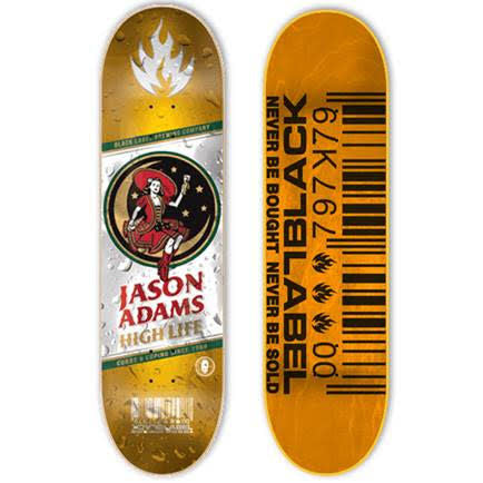 Black Label Jason Adams 50 to Life Egg Shaped 9.5 Deck - $69.95