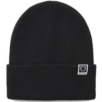 BRIXTON BEANIE - HARBOR BETA WATCH BLACK - The Drive Skateshop