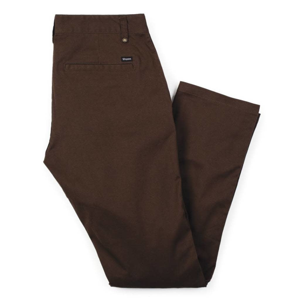 BRIXTON RESERVE CHINO (BROWN) 30” BRIXTON RESERVE CHINO PANT - BROWN – The Drive Skateboard Shop
