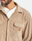 BRIXTON BOWERY ARCTIC STRETCH FLEECE OATMEAL