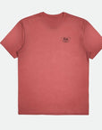 BRIXTON LINWOOD TEE DUSTY CEDAR/DARK EARTH