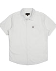 BRIXTON CHARTER OXFORD S/S WVN - OFF WHITE - The Drive Skateshop