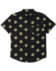 BRIXTON CHARTER PRINT S/S WVN - BLACK/SILVER - The Drive Skateshop