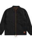 CLAXTON COLLAR SHERPA JACKET BLACK - The Drive Skateshop