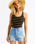 BRIXTON COCO BODYSUIT - BLACK - The Drive Skateshop