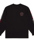 BRIXTON CREST L/S T-SHIRT BLACK/CREAM - The Drive Skateshop