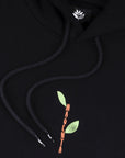 MAGENTA TREE PLANT HOODIE BLACK - The Drive Skateshop