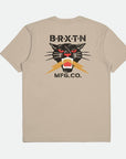 BRIXTON SPARKS TEE SMOKE GREY
