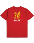BRIXTON DESCENT S/S STT - RED - The Drive Skateshop