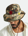 BRIXTON LOVE PACKABLE BUCKET HAT CAMO SURPLUS - The Drive Skateshop
