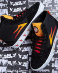 LAKAI X BLACK SABBATH NEWPORT HI BLACK SUEDE - The Drive Skateshop