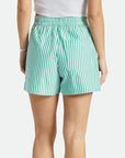 BRIXTON WOMENS SIDNEY BOXER SHORT LEPRECHAUN - The Drive Skateshop