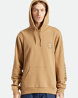 BRIXTON CREST HOOD - MOJAVE/DEEP BROWN/LIMELIGHT