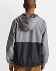 BRIXTON CLAXTON ALTON LW ZIP HOOD BLACK/GREY - The Drive Skateshop