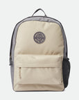 BRIXTON CREST BACKPACK VANILLA/CHARCOAL/BLACK