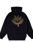 MAGENTA TREE PLANT HOODIE BLACK - The Drive Skateshop
