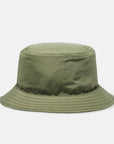 BRIXTON VINTAGE NYLON PACKABLE BUCKET OLIVE SURPLUS - The Drive Skateshop