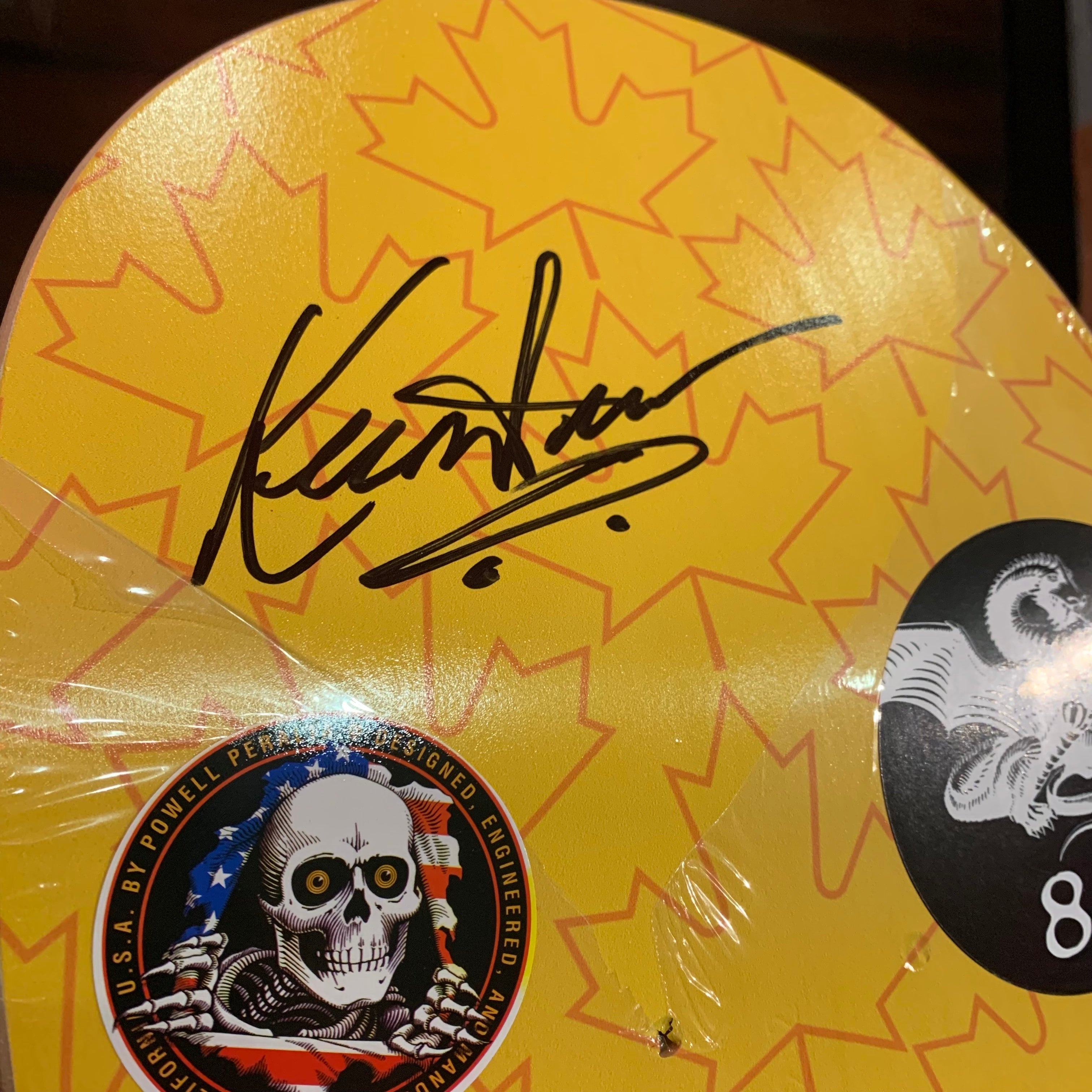 POWELL-PERALTA DECK - KEVIN HARRIS POPSICLE AUTOGRAPHED (8