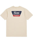 BRIXTON LINWOOD S/S STT - VANILLA - The Drive Skateshop