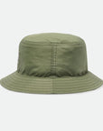 BRIXTON VINTAGE NYLON PACKABLE BUCKET OLIVE SURPLUS - The Drive Skateshop