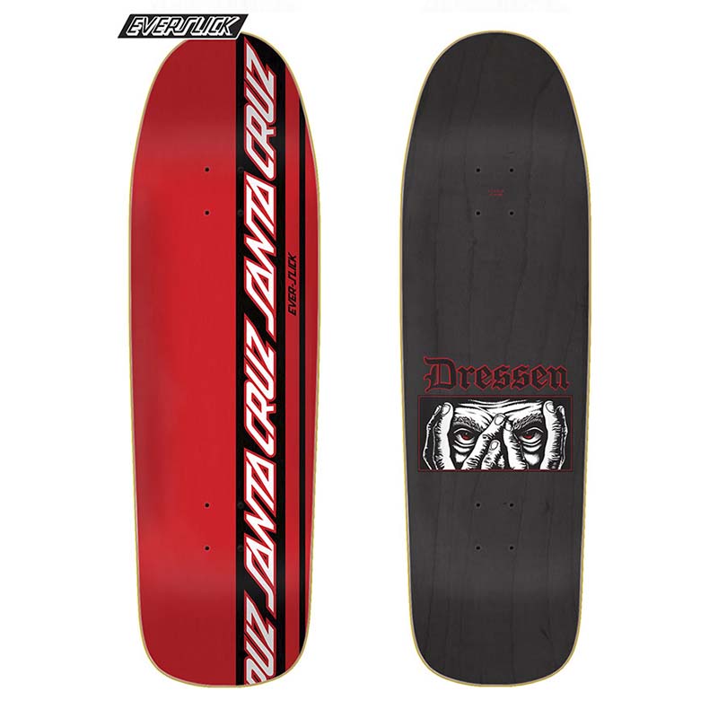 スケートボード Santa Cruz Dressen Ever Slick SANTA CRUZ DECK - EVERSLICK DRESSEN EYES (9.31