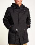 MONTE JKT - BLACK/BLACK - The Drive Skateshop
