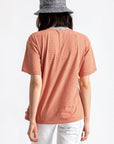 BRIXTON MONTGOMERY TEE - GINGER - 100% COTTON - The Drive Skateshop