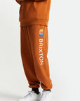 BRIXTON ALTON SWEATPANT CARAMEL - The Drive Skateshop