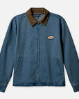 BRIXTON UTOPIA JACKET WORN DENIM/LIGHT BROWN