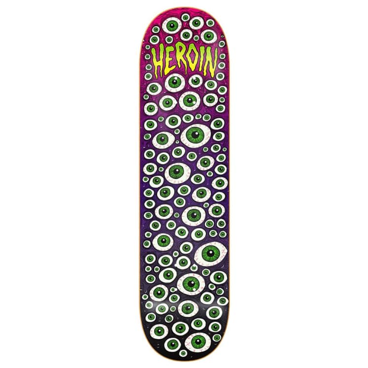 スケートボード Heroin Toxic Fade Eyes Deck 8.5'' HEROIN DECK - TOXIC FADE EYES (8.5