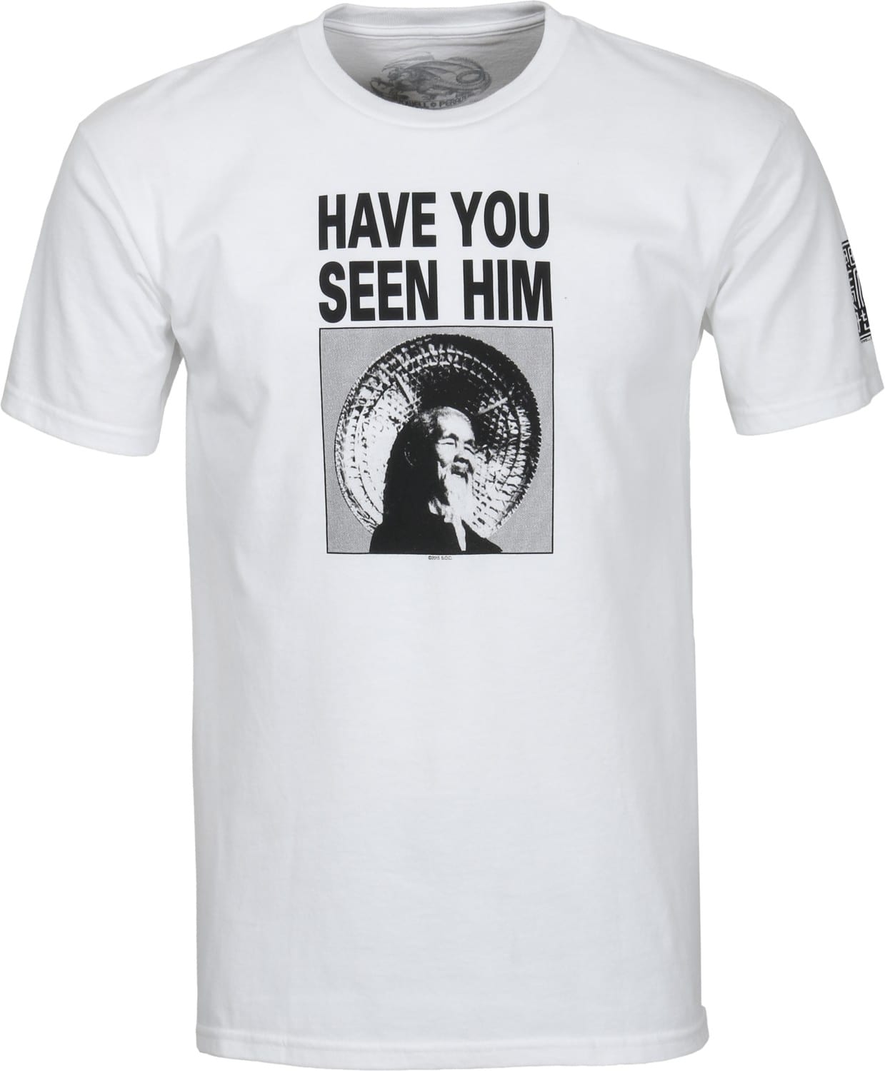 POWELL-PERALTA HAVE YOU SEEN HIM ANIMAL CHIN T-SHIRT WHITE - The Drive Skateshop
