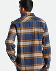BRIXTON BOWERY L/S FLANNEL - JOE BLUE
