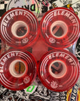 ELEMENT CRUISER WHEELS RED 78A (60MM) - The Drive Skateshop