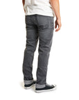 BRIXTON RESERVE 5-PKT DENIM PANT - WORN BLACK - The Drive Skateshop