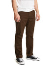 BRIXTON RESERVE CHINO PANT - BROWN - The Drive Skateshop