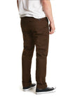 BRIXTON RESERVE CHINO PANT - BROWN - The Drive Skateshop