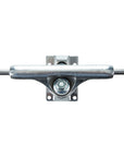 Silver SLAPPY Trucks ST1 Classic skateboard trucks with polished metal finish and branded logo, mounted on a skateboard deck.