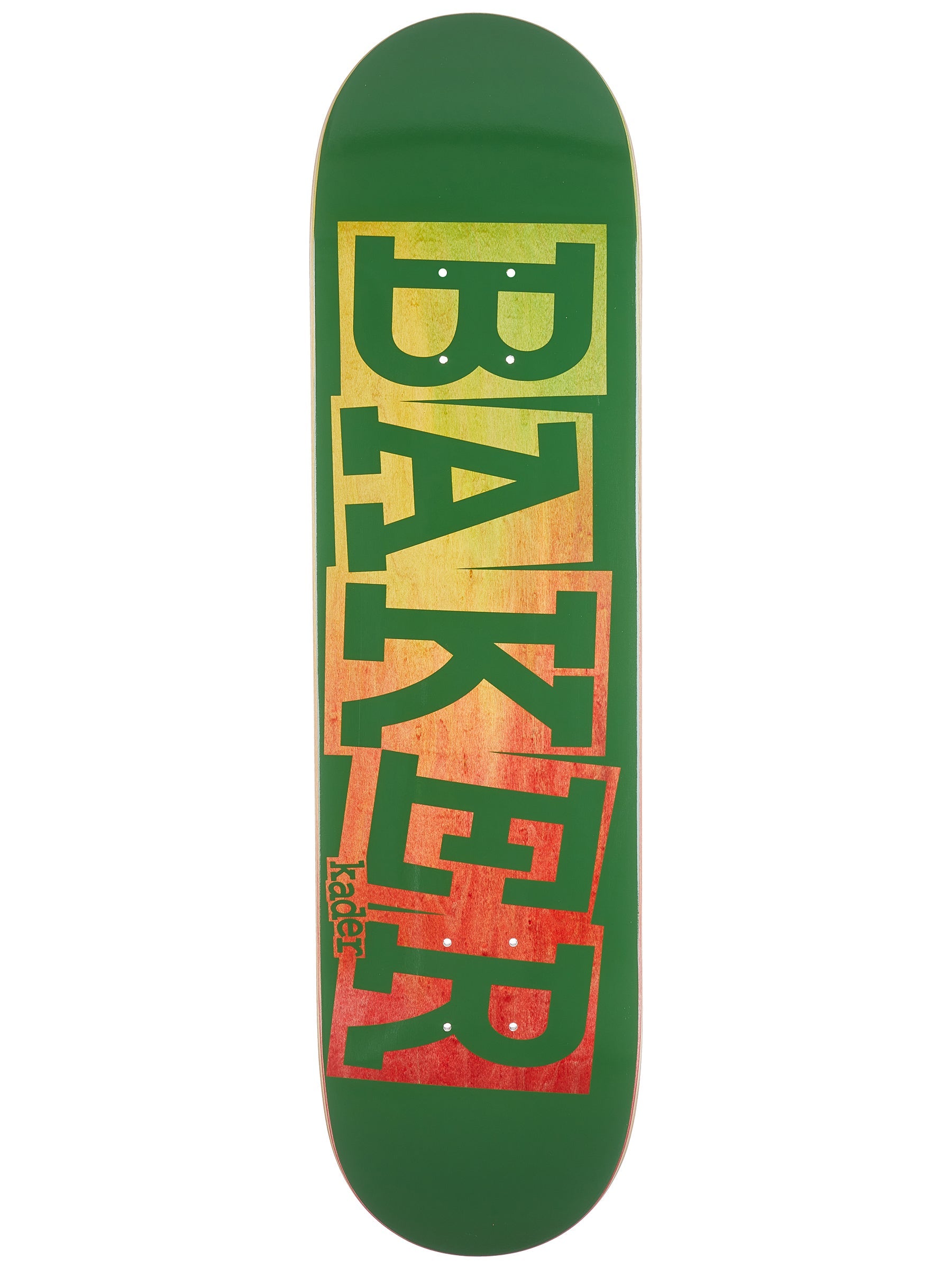 BAKER DECK - KADER SYLLA GREEN RAINBOW RIBBON (8.125")