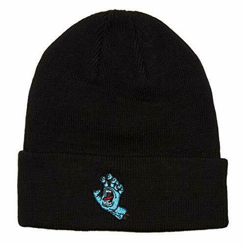 SANTA CRUZ BEANIE SCREAMING HAND BLACK