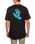 SANTA CRUZ T-SHIRT SCREAMING HAND BLACK - The Drive Skateshop