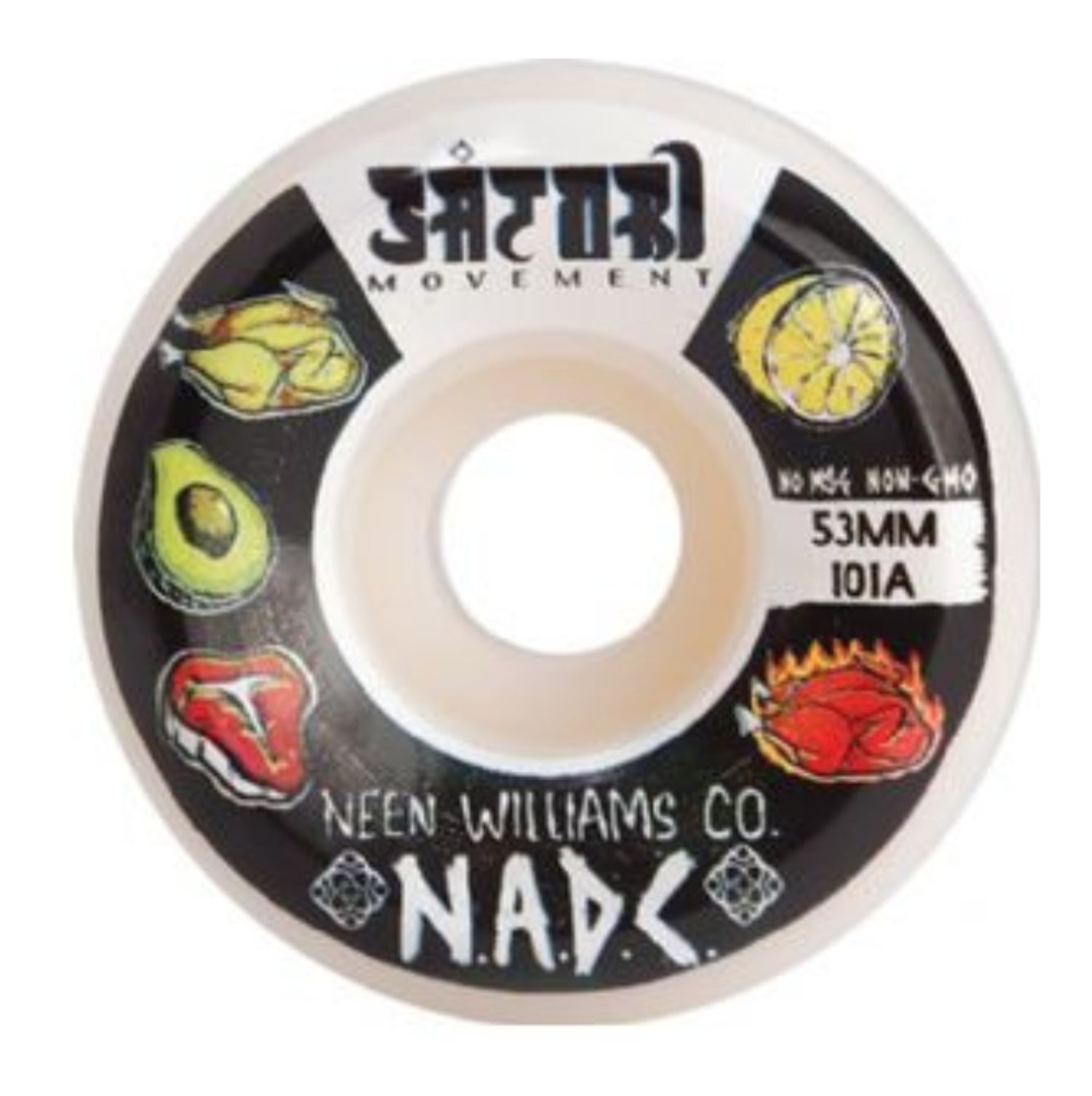 SATORI WHEELS - NEEN NADC CONICAL 101 (53MM) - The Drive Skateshop