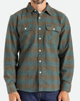 BRIXTON BOWERY FLANNEL OCEAN - The Drive Skateshop