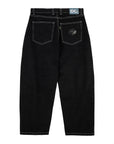 MAGENTA OG DENIM PANTS STITCH BLACK