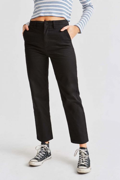 BRIXTON WOMENS VICTORY PANT - BLACK - The Drive Skateshop