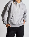 BRIXTON VINTAGE HOOD - HEATHER GREY - The Drive Skateshop