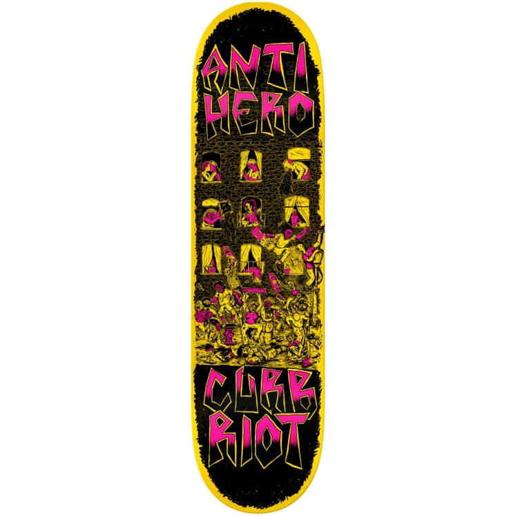 ANTI HERO アンチヒーロー CURB RIOT 8.5” ANTIHERO DECK - TEAM CURB